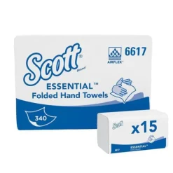 Scott Pappershanddukar-Handduk ESSENTIAL 5100/fp Vit