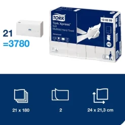 Pappershanddukar-Handduk TORK Adv H2 Xpress 3780/fp