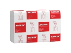 Katrin Handduksark Non-Stop Z-fold 2-lagers L24.0xW20.6xD8.5cm Nyfiber Vit,18 pk x 150 st/krt