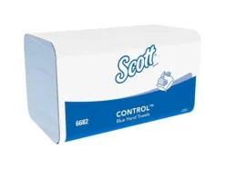 Handduksark, Kimberly-Clark Scott, 1-lagers, Z-fold, 31,5x20 cm, 10,5 cm, blå - (15 st.)