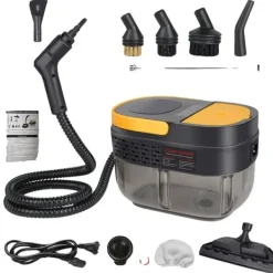 Ångtvättar-Handhållen Ångtvätt, Högtryck, Mångsidig,Gul, 220 V-a, EU-a