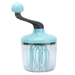 Vispar-Handmixer PP Handhållen äggvisp med avtagbart handtag gräddvisp Bekväm och halkfri ljusgrön för kök