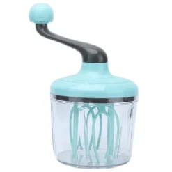 Vispar-Handmixer PP Handhållen äggvisp med avtagbart handtag gräddvisp Bekväm och halkfri ljusgrön för kök