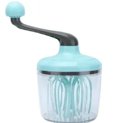 Vispar-Handmixer PP Handhållen äggvisp med avtagbart handtag gräddvisp Bekväm och halkfri ljusgrön för kök