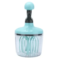 Vispar-Handmixer PP Handhållen äggvisp med avtagbart handtag gräddvisp Bekväm och halkfri ljusgrön för kök