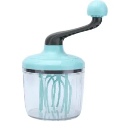 Vispar-Handmixer PP Handhållen äggvisp med avtagbart handtag gräddvisp Bekväm och halkfri ljusgrön för kök