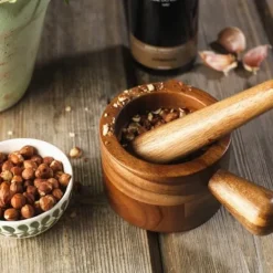 Mortlar & Mortelstötar-Handmortel Acacia Trä - TINA