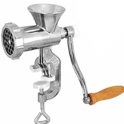 Handvev av aluminiumlegering Manuell köttgrönsakskvarn för kök