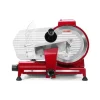 Köttskivare-HENDI Elektrisk skivemaskin, multifunktionell, blad Ø 250mm, 220-240V, 320W, röd, aluminium, rostfritt stål