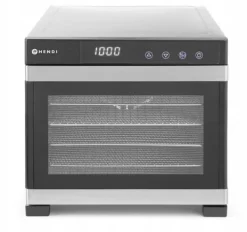 Hendi Profi Line Mattork 6 Hyllor 650W – Digital Panel, Tyst Fläkt