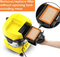 HEPA-filter för Kärcher NT25/NT35/NT45 2-pack