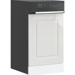 Diskmaskiner-Högglans vit diskmaskinspanel i konstruerat trä | Storlek: 45x1,5x67 cm