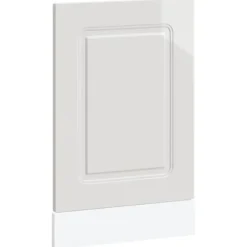 Diskmaskiner-Högglans vit diskmaskinspanel i konstruerat trä | Storlek: 45x1,5x67 cm