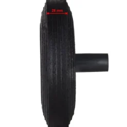 Hjulhjul för gummiavfallscontainers hinkdiameter. 200 mm