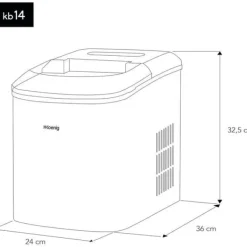 Ismaskiner-H.KOENIG ISKUBMASKIN H KOENIG KB14