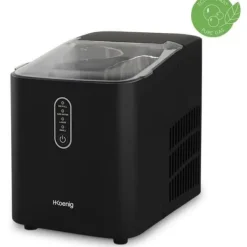 HKoeNIG Ismaskin - KUB14 - Upp till 12 kg isbitar per dag - 7 till 9 minuters produktion - Svart