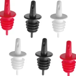 Hällkrandispenser för spritflaskor 3 färger SET med 6 st.