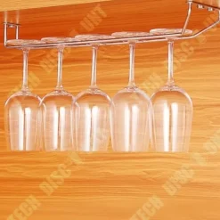 Vinglashängen-Hängande mugghållare - TEKNISK RABATT - Enkellager 55CM - 304 Rostfritt stål - Snygg - Hållbar