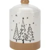 Home Styling Collection Słoik na ciasteczka z motywem choinek, Ø 12,5 x 18 cm