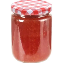 Honungsburkar-Honungsburkar - Living Syltburkar i glas med vita och röda lock 48 st 230 ml