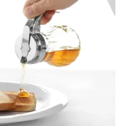 Honungsburkar-Honungsdispenser, glas, diameter. 80mm höjd 115mm - Hendi 452424