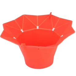 Popcornmaskiner-Hopfällbar mikrovågsugn popcornskål DIY silikon popcornmaskin hem köksverktyg röd