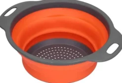 Durkslag & Silar-Hopfällbar pastasil i silikon 23 cm