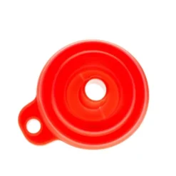 Trattar-Hopfällbar röd silikontratt - universell, hållbar, enkel att förvara