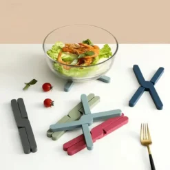 Hopfällbart Grytunderlägg - Smart Design Svart