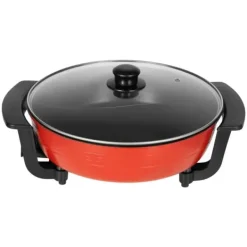 Hot Pot, Stor Kapacitet, Non-Stick Design,Röd