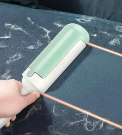 Tvättutrustning-Hårborttagningsrulle för husdjur - vit och röd