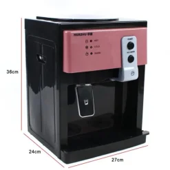 HS-09, fristående vattenkylare & dispenser, varm/kall, avtagbar design, silver, för hem eller kontor