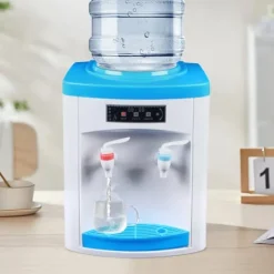 HS-02 vattenautomat, varm & kall, avtagbar universalhållare, för 5–18 L dunk, vit