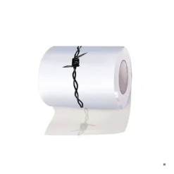 Humoristiskt hullingförsett toalettpapper