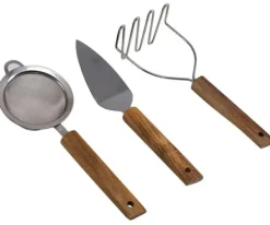 HUSLA KÖKSredskap SET TRÄ, 3 ELEMENT