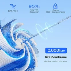 Vattenkylare-Hydrofast W100 vattenrenare - 8 temperaturinställningar RO-filtrering UV-sterilisering 4 liters tank 2200W omedelbart varmvatten