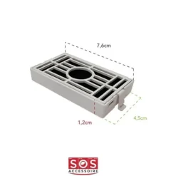 Kylskåp-Hygienfilter för BAUKNECHT 134340 kylskåp - Originaltillverkarens del