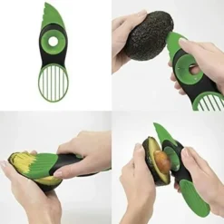 3-i-1 Avocado Slicer Köksredskap Frukt Grön Kök Slicer Slicer Avocado Peeler Skinner Multi Tool