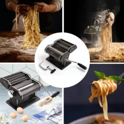 Pastamaskiner-2-i-1 deg- och pastamaskin, svart, KINGHOFF KH-1927