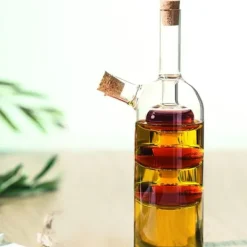 2-i-1 designolja/vinägerflaska