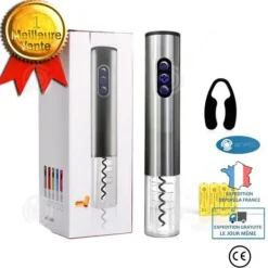 I® Elektrisk vinflasköppnare Rostfritt stål Elektrisk flasköppnare Automatisk vinflasköppnare