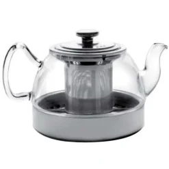 Ibili Kaffe- & Tekannor-Glas Med Induktionsfilter Tekanna 800ml Silver