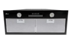 Köksfläktar-Inbyggd fläkt - GURARI - GCH B 051 70 BL - 70 cm - Svart - 1000 m³/h