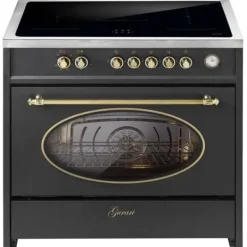 Spisar-Induktionsspis - GURARI - E 913 RU BL - 90 cm - 5 induktionszoner - XXL ugn 121 L