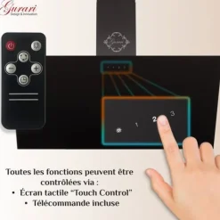 Spisar-Induktionsspis - GURARI - E 913 BL - 90 cm - 121L - 5 Flex-zoner