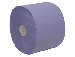 Pappershanddukar-Industriservetter, 2-lagig, blå, förpackning med 2 rullar om 360 m