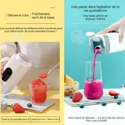 Juicepressar-INN Elektrisk citruspress 420 ml kan pressa juice för att göra milkshakes och rengöra automatiskt med digital display.