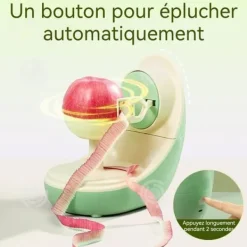 Matskalare & Urkärningsverktyg-INN Elektrisk skalare 1000mah 9W Multifunktionell frukt skalare automatiskt laddning Avtagbar blad Lätt att rengöra