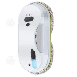 Rengöringsmedel-INN Fönsterputsrobot 5600pa 40 ml vattentank fönsterputsrobot med fjärrkontroll och 10 trasor och säkerhetslina