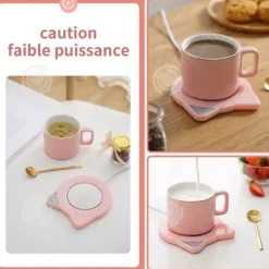 Dryckvärmare-INN Koppvärmare 55 grader celsius konstant temperatur elektrisk kaffevärmare elektrisk koppvärme automatisk konservering